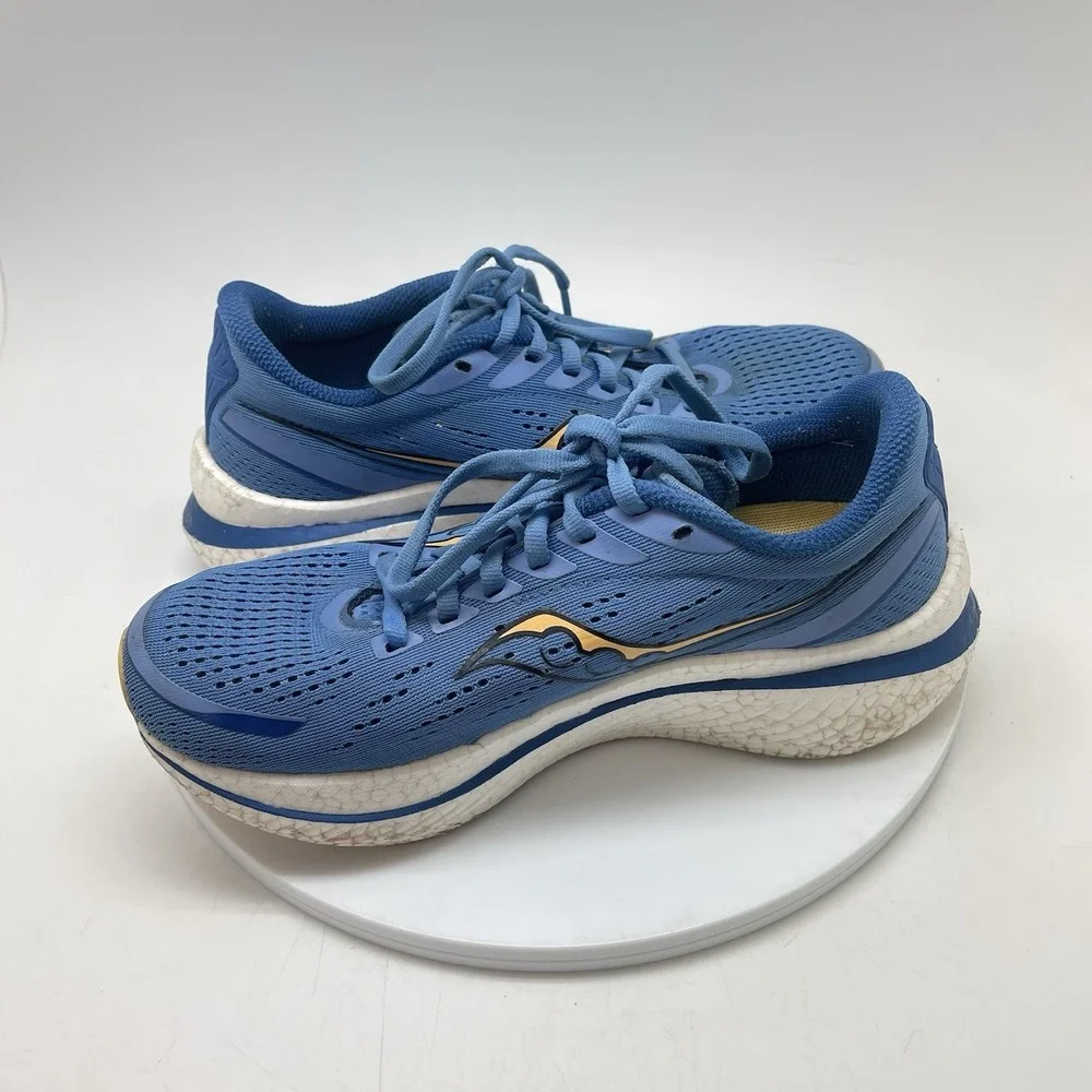 Saucony Sneakers Womens 7.5 Endorphin Speed 3 S10756-30 Blue Running Gym Shoes‎